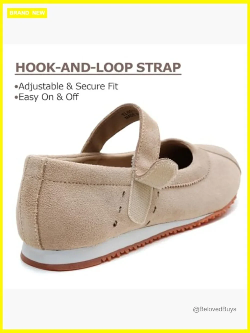 Slip On Sneakers Mary Jane Flats Comfortable Walking Shoes for Work Casual Retro